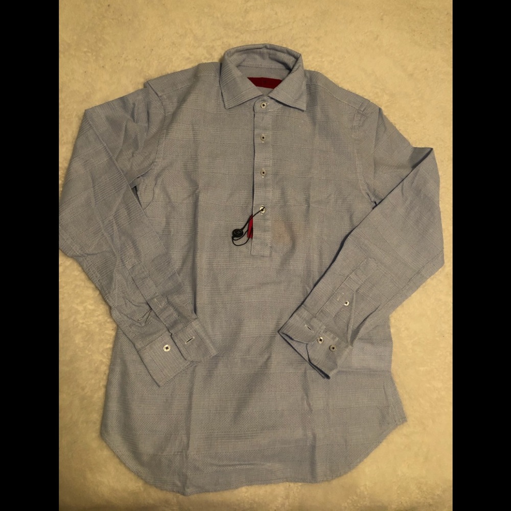 Carolina Herrera Long Shirt, Size 14’1/2 Brand New
